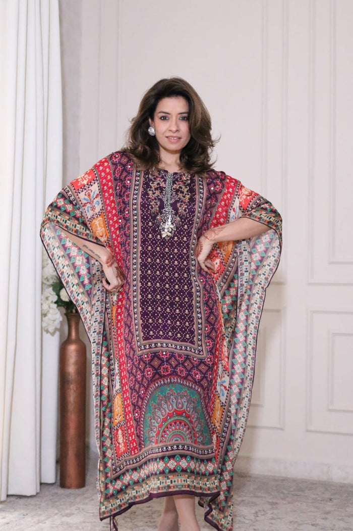 Classy Multi-color Kaftan