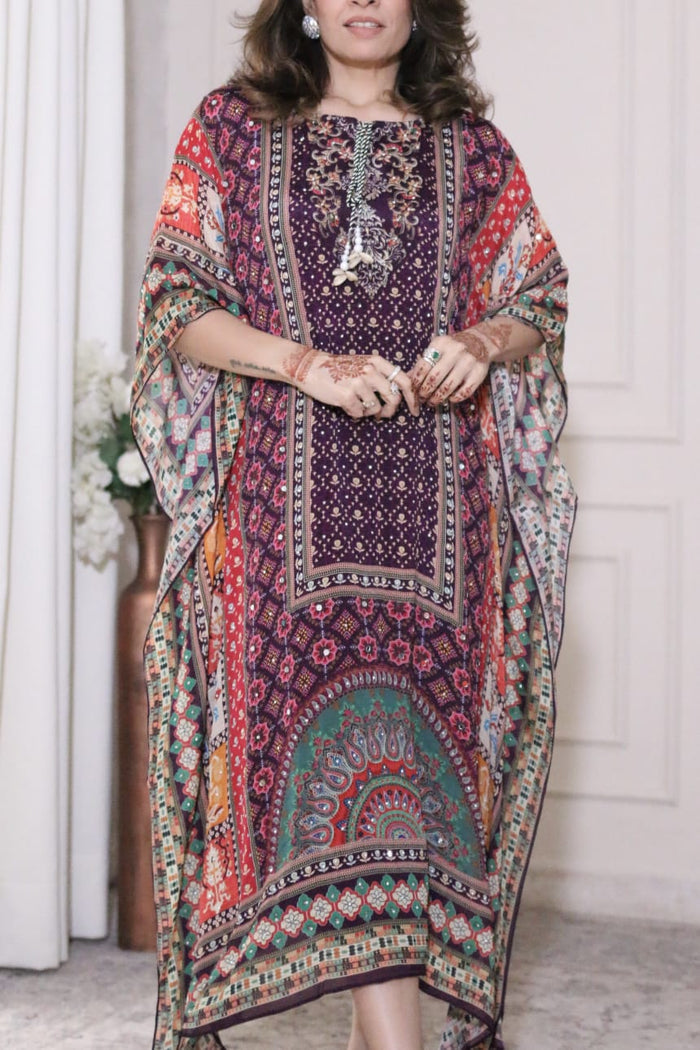 Classy Multi-color Kaftan