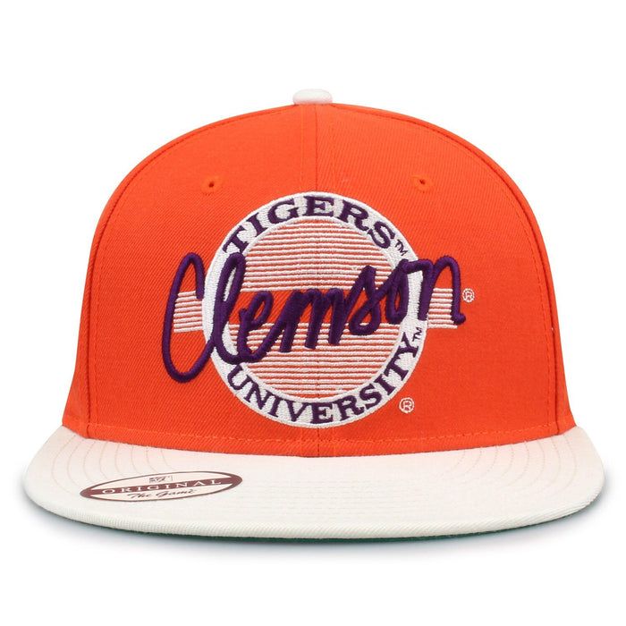 Clemson Flat Brim Snapbacks