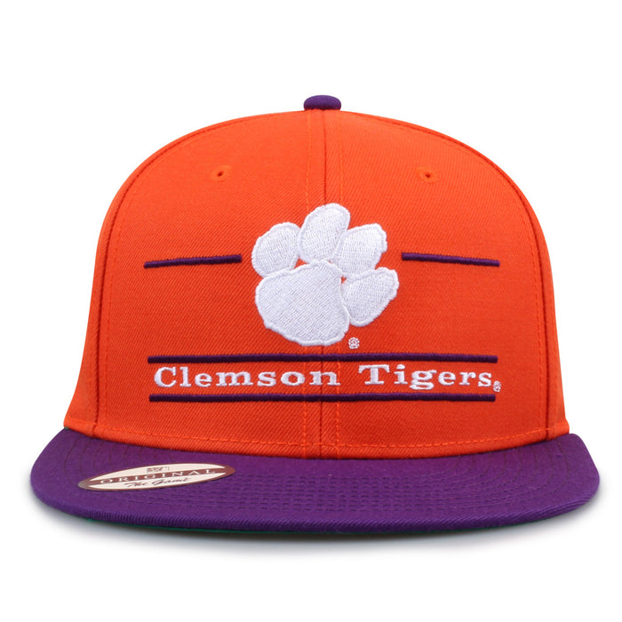 Clemson Flat Brim Snapbacks