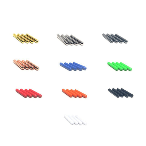 METAL TIPS - Complete Set - Removable Bullet Tips / Aglets