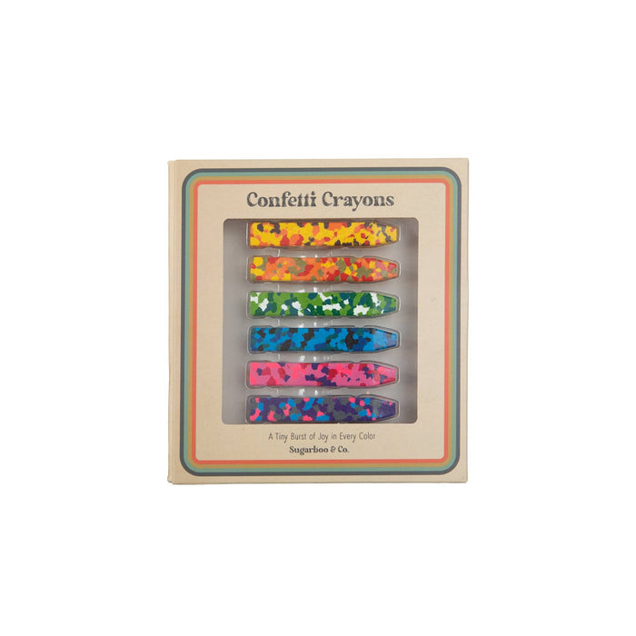 Confetti Crayons - 6 Count