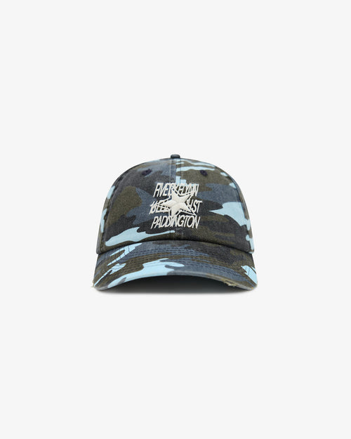 Cotton Dad Cap - Blue Camo