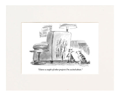 Couple of Other Projects Cartoon Print