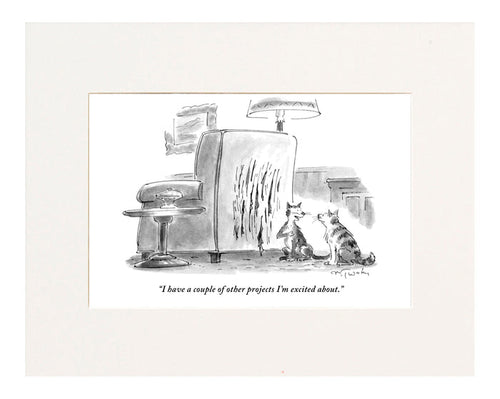 Couple of Other Projects Cartoon Print