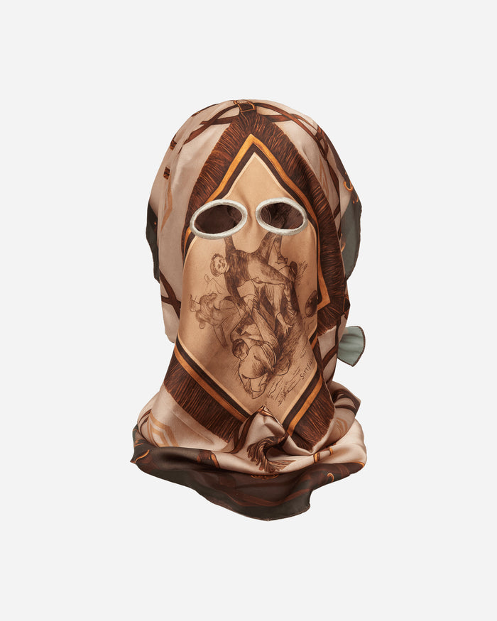 Umbro Belt Masked Foulard Brown Olive Beige Gloves and Scarves Scarves and Warmneck UBMW2107FA65 BRW0066