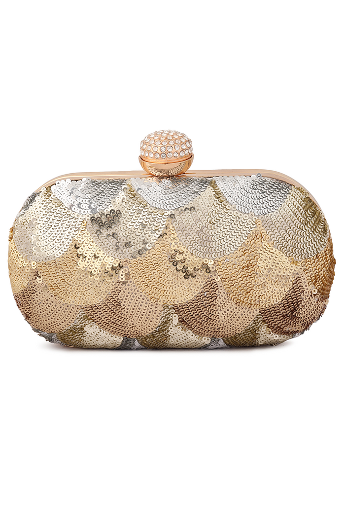 Crystal Studded Clutch