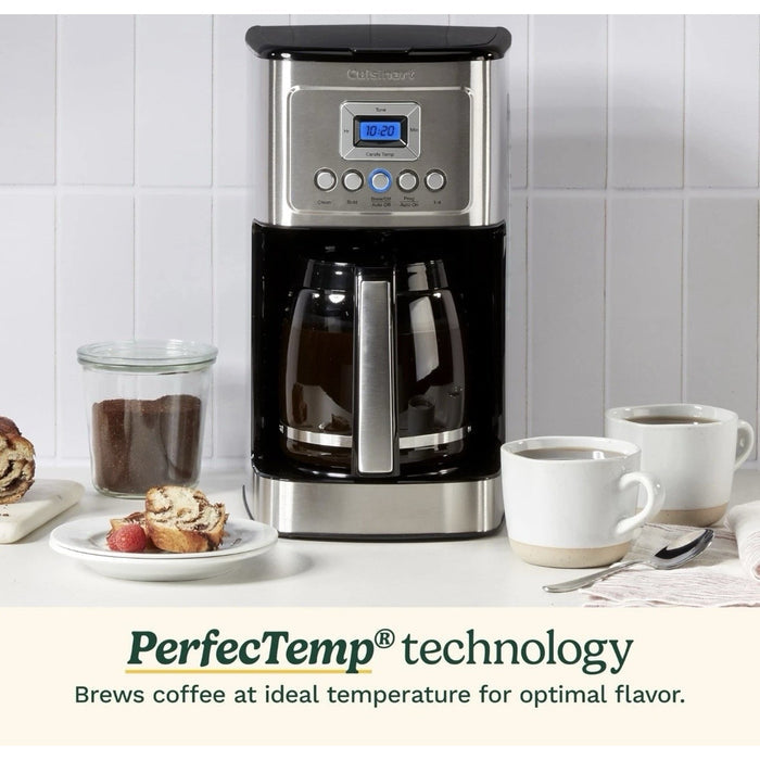 Cuisinart 14-Cup Programmable Coffee Maker with Glass Carafe – Open Box