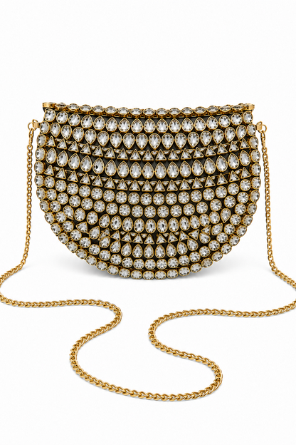 Diamond Luxe Kundan Clutch