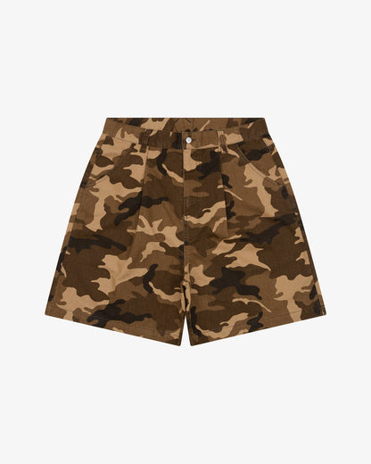 Drill Short - Brown Camo