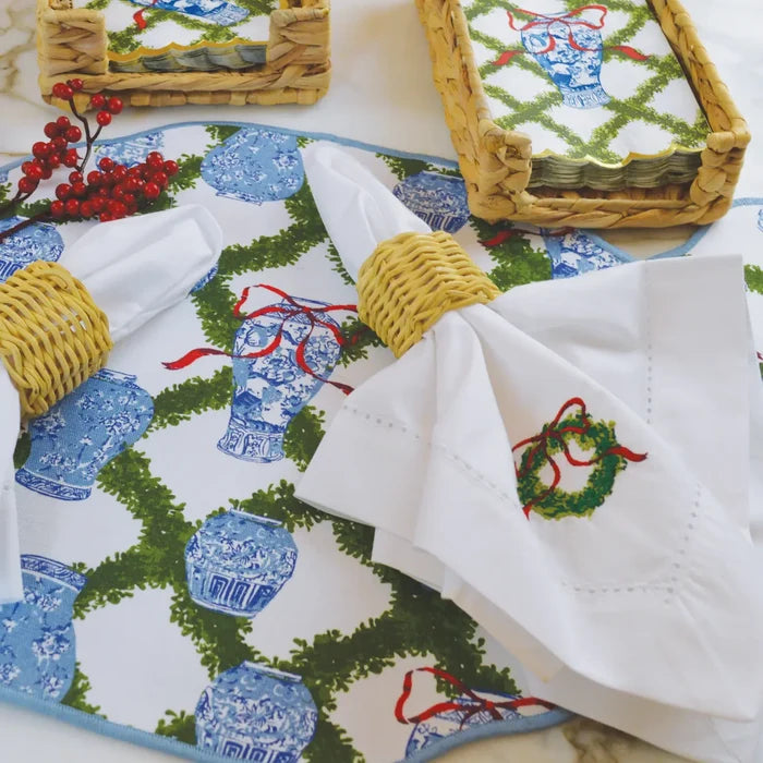 Embroidered Napkin Set