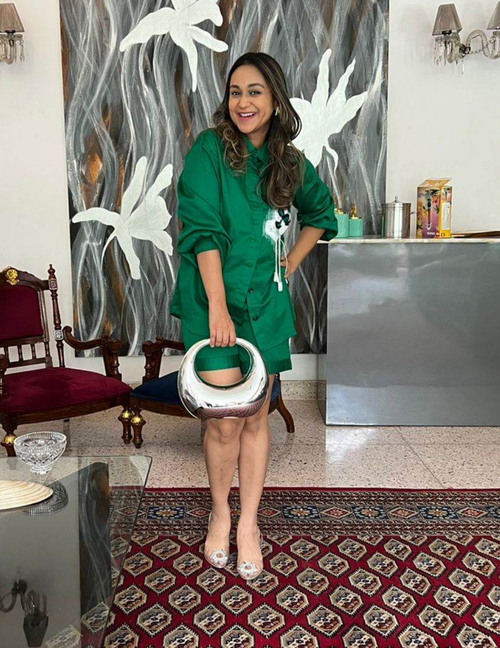 Emerald Bloom Green Shirt