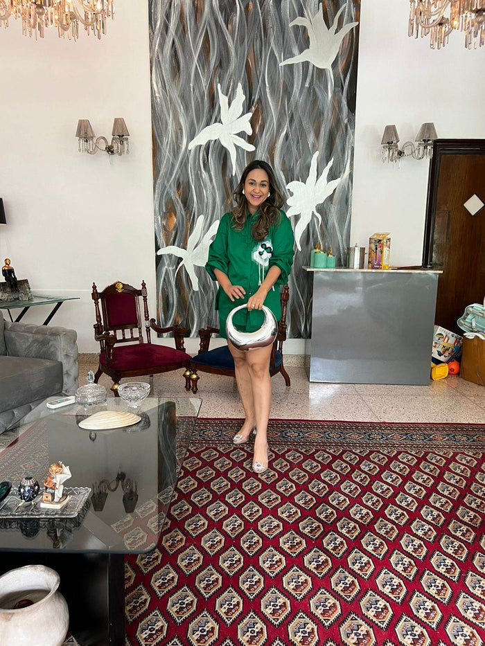 Green shirt Singapore