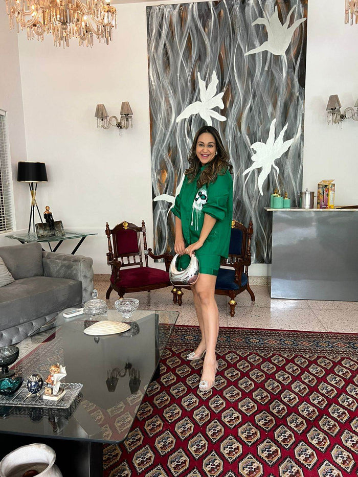 Green shirt online shopping