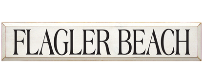 Flagler Beach Wooden Sign