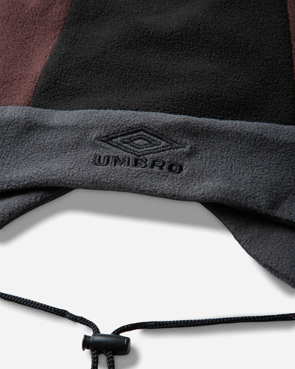 Umbro Fleece Jester Hat Burgundy Charcoal Black Hats Beanies UBMW297JY01 RED0011