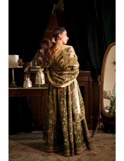 Gabri Green Lehenga Set