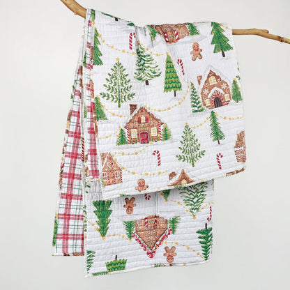 Levtex Home Gingerbread Village Quilted Throw Throws