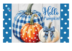 Gingham Pumpkin Stack Collection