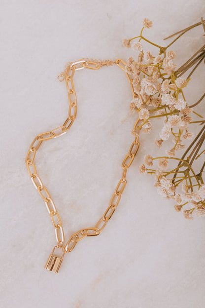 Lock It Down Necklace