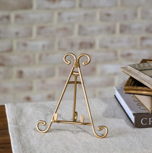 Gold Triangle Back Easel