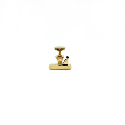 Gotz violin fine tuner in gold with gold screw