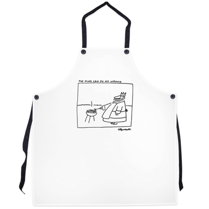 Grilling Aprons - "The King Can Do No Wrong"