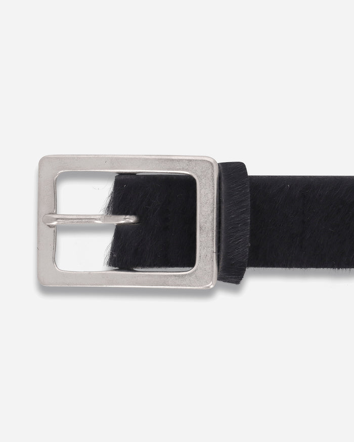 Neighborhood Hair-On Leather Belt Black Belts Belt 262PKNH-AC02 BLACK