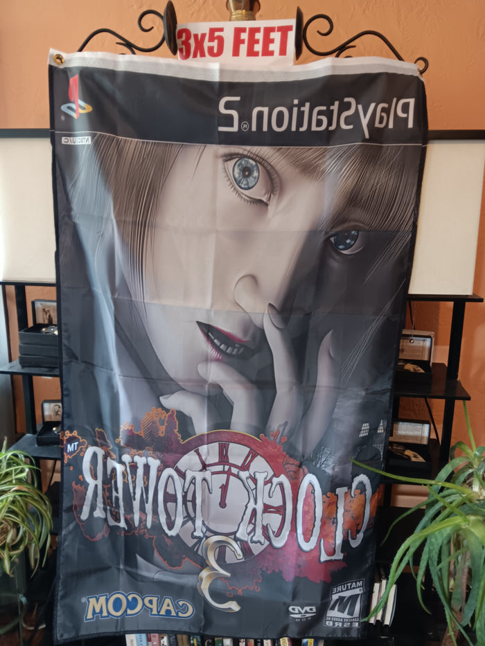 🎃 Halloween Clock Tower 3 3X5 Feet Flag Banner