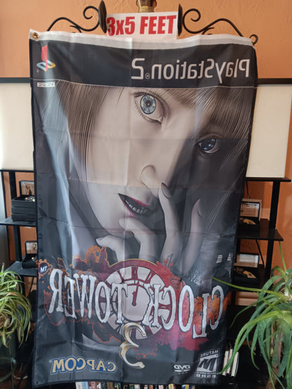 🎃 Halloween Clock Tower 3 3X5 Feet Flag Banner