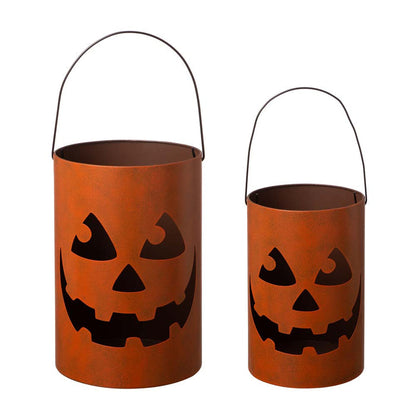 Halloween Jack O Lantern Set of 2