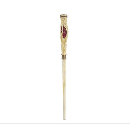 Full-length cream-colored Pine interactive wand shown vertically against a white background.