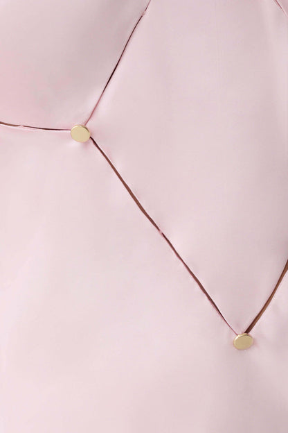 Hattie Satin Sleeveless Top - Pale Pink