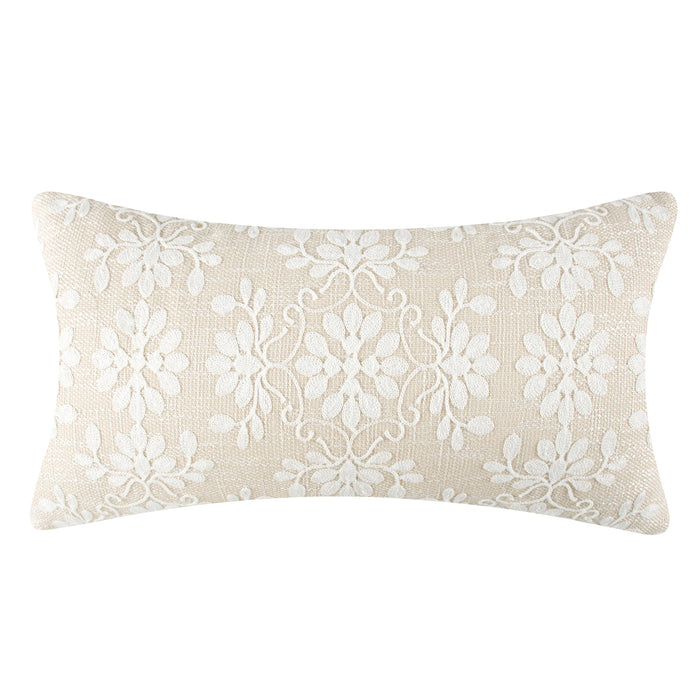 Helena Embroidered Medallion Pillow