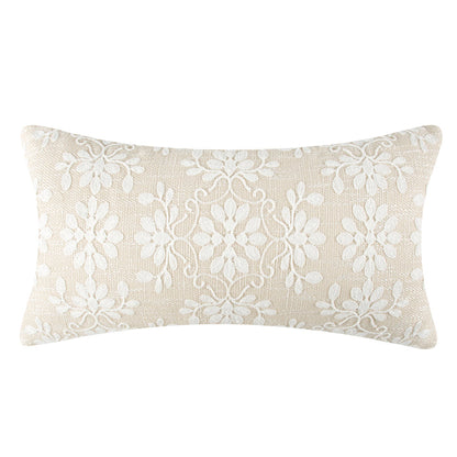 Helena Embroidered Medallion Pillow
