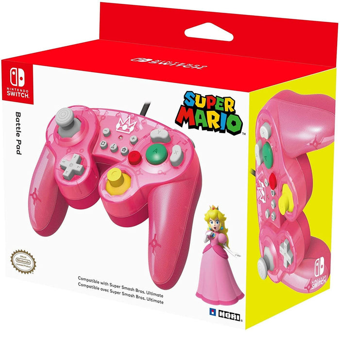 HORI Nintendo Switch Battle Pad Controller - Princess Peach Edition