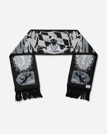 Umbro It All Ends In Tears Scarf Black Grey Gloves and Scarves Scarves and Warmneck UBMW2101YA35 BLK0028