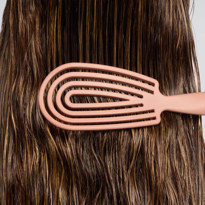 KITSCH - Detangling Flexi Brush - Terracotta