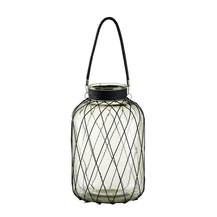 large glass vase with handle from A&B Home