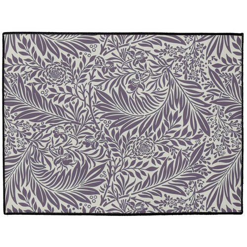Larkspur Indoor/Outdoor Floor Mat William Morris Dark Plum