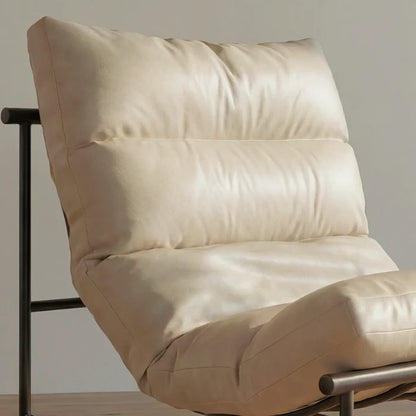 Beige - Leather / No