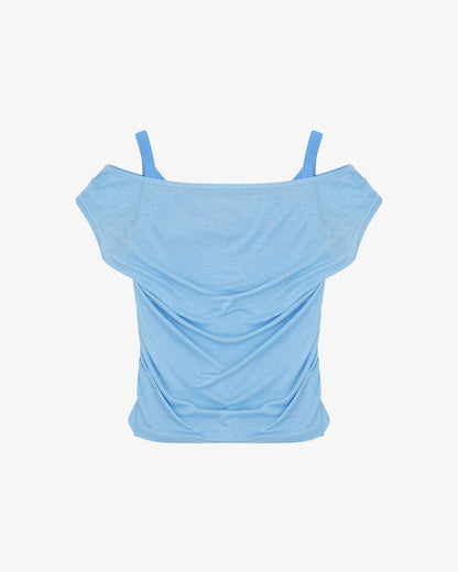 LAYERED TANK - SKY BLUE