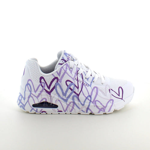 Lila hjärtskor från Skechers