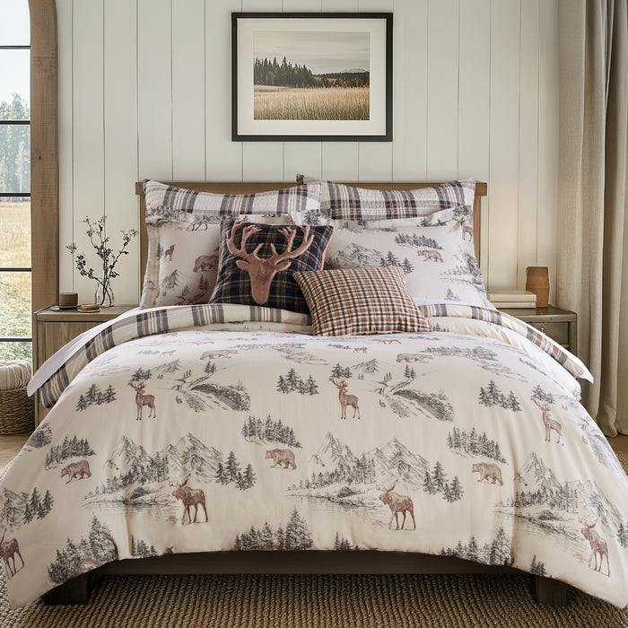 Levtex Home Lodge Toile Duvet Cover Set Duvets