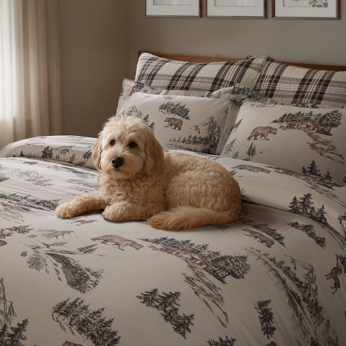 Levtex Home Lodge Toile Duvet Cover Set Duvets