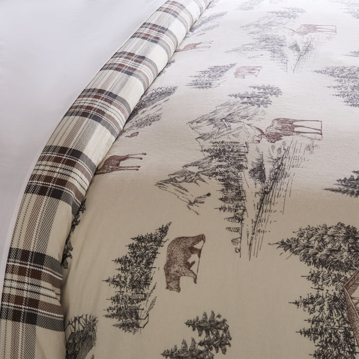 Levtex Home Lodge Toile Duvet Cover Set Duvets