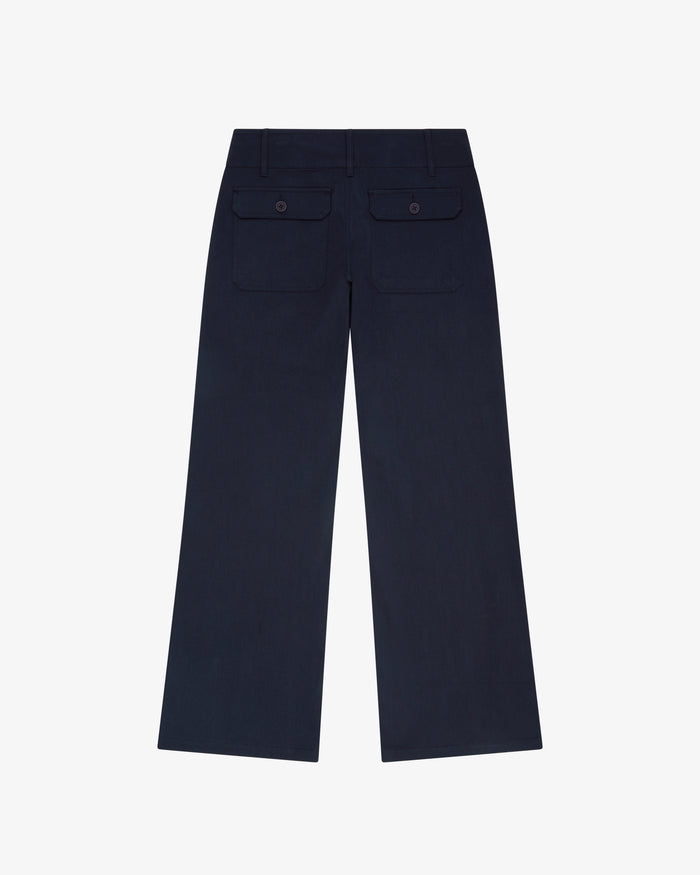 Low Rise Pocket Pant - Navy