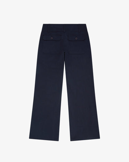 Low Rise Pocket Pant - Navy