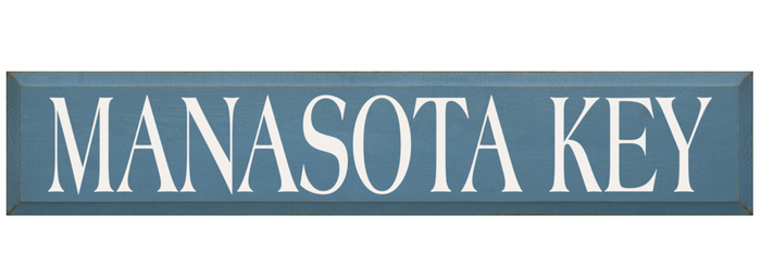 Manasota Key Wooden Sign