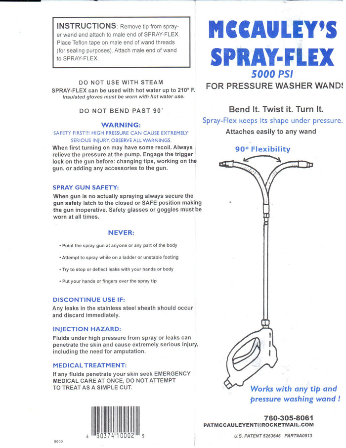 MCCAULEY'S SPRAY-FLEX 5000 (4599)